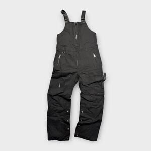 Dolls Kill Women's Black Dungarees-overall